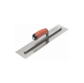 16" x 4" Square DuraSoft® Two-Sided Notched Trowel