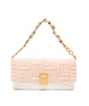 Balmain 1945 Soft quilted leather clutch bag