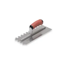 11” x 4-1/2”  Square DuraSoft® Standard Notched Trowel