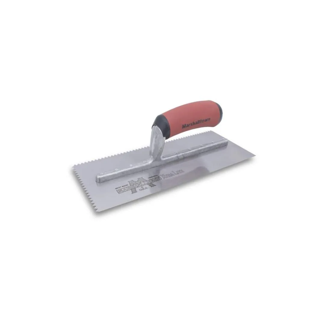 11" X 4-1/2" Square DuraSoft® Notched Trowel