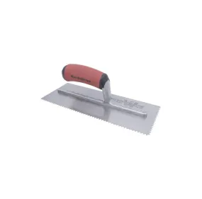 11" X 4-1/2" X 3/16" V-Shaped DuraSoft® Notched Trowel