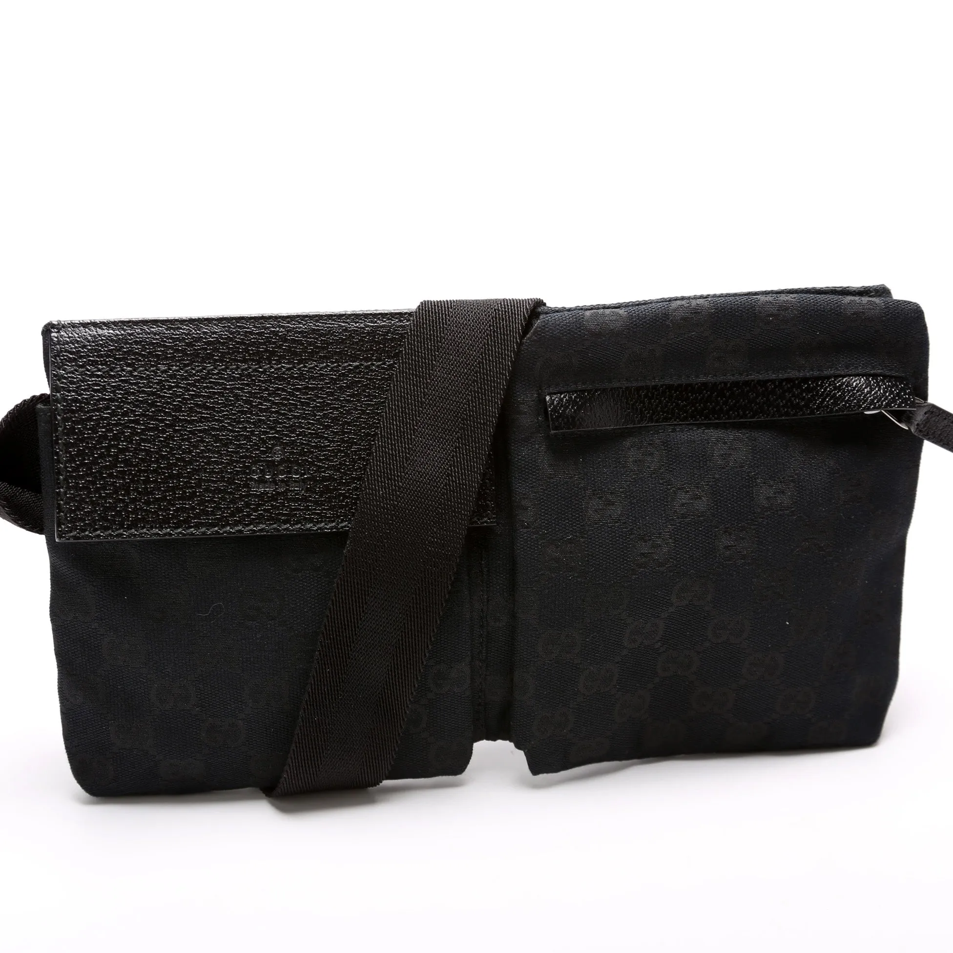 28566 Gucci Canvas Waist Bag