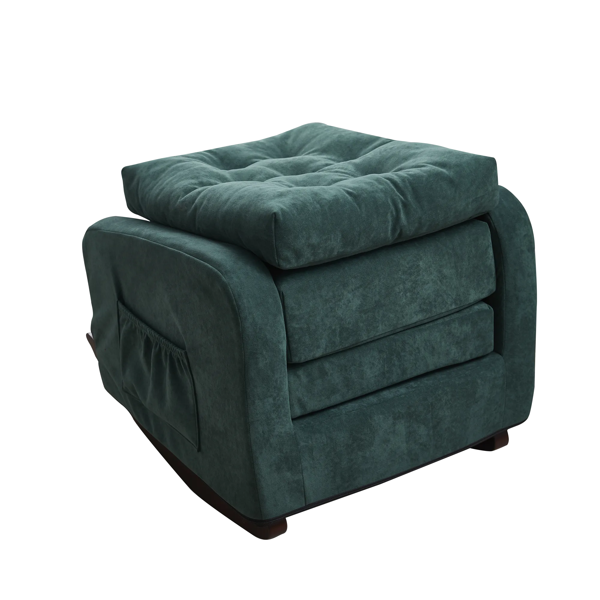 Accent chair TV Chair Living room Chair  Lazy Recliner Comfortable Fabric Leisure Sofa，Modern High Back Armchair