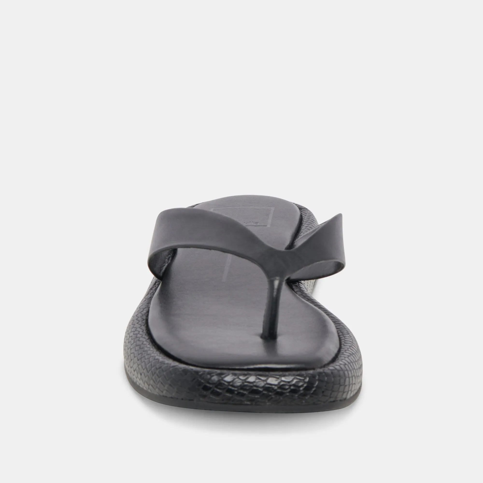 ADIN SANDALS BLACK LEATHER