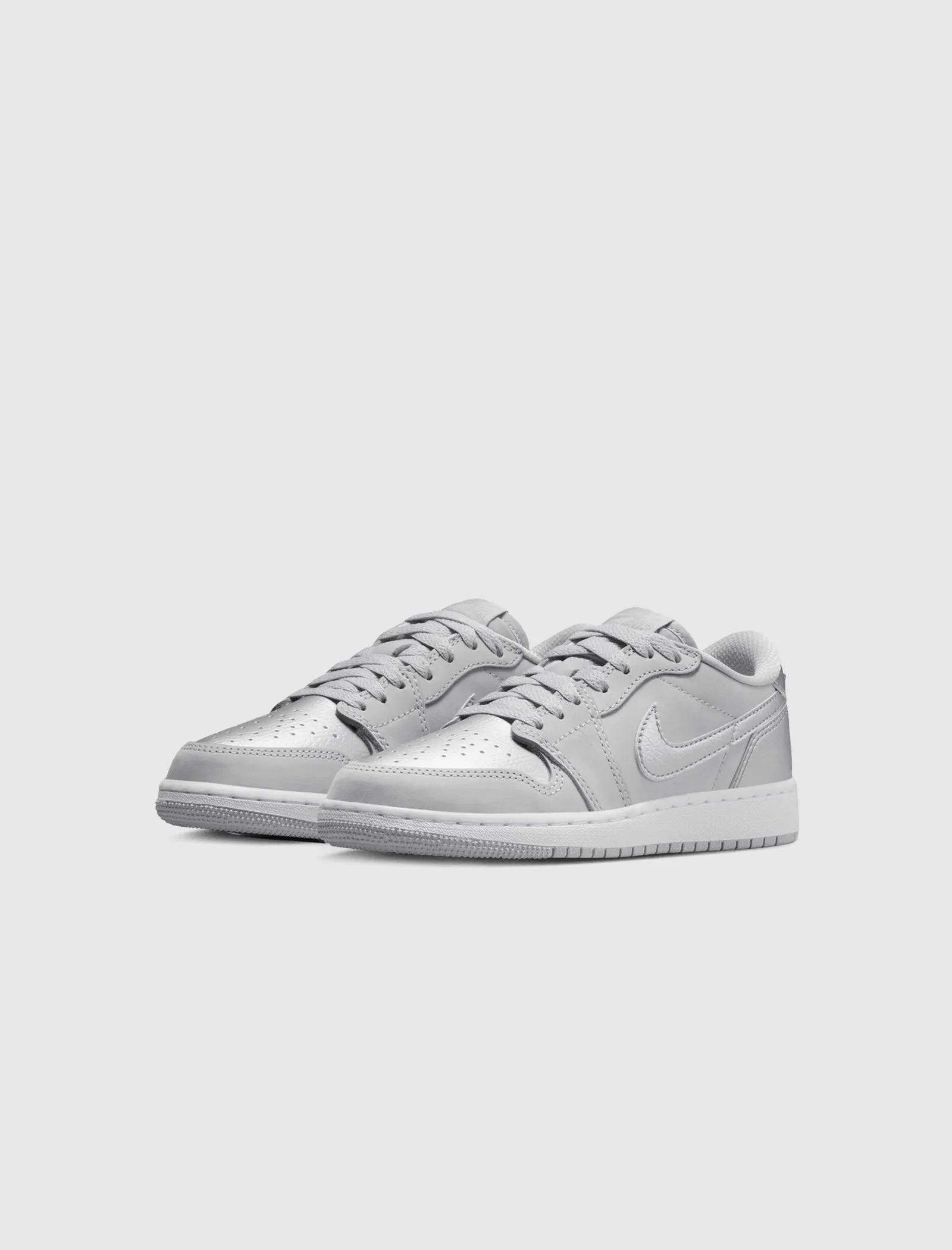 AIR JORDAN 1 LOW OG "METALLIC SILVER"  GS