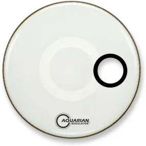 Aquarian Regulator Bass Drum Head 16" White