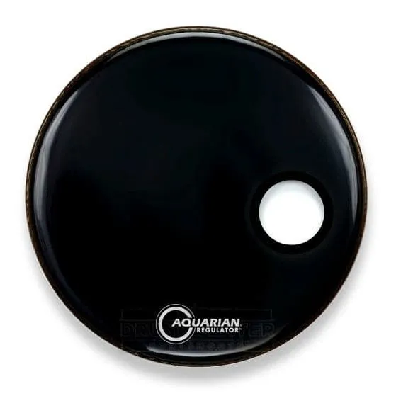 Aquarian Regulator Bass Drum Head 18" Black