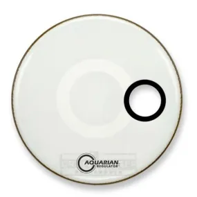 Aquarian Regulator Bass Drum Head 20" White