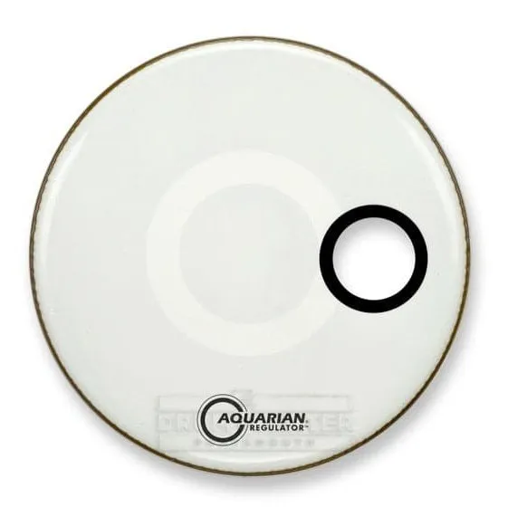 Aquarian Regulator Bass Drum Head 22" White