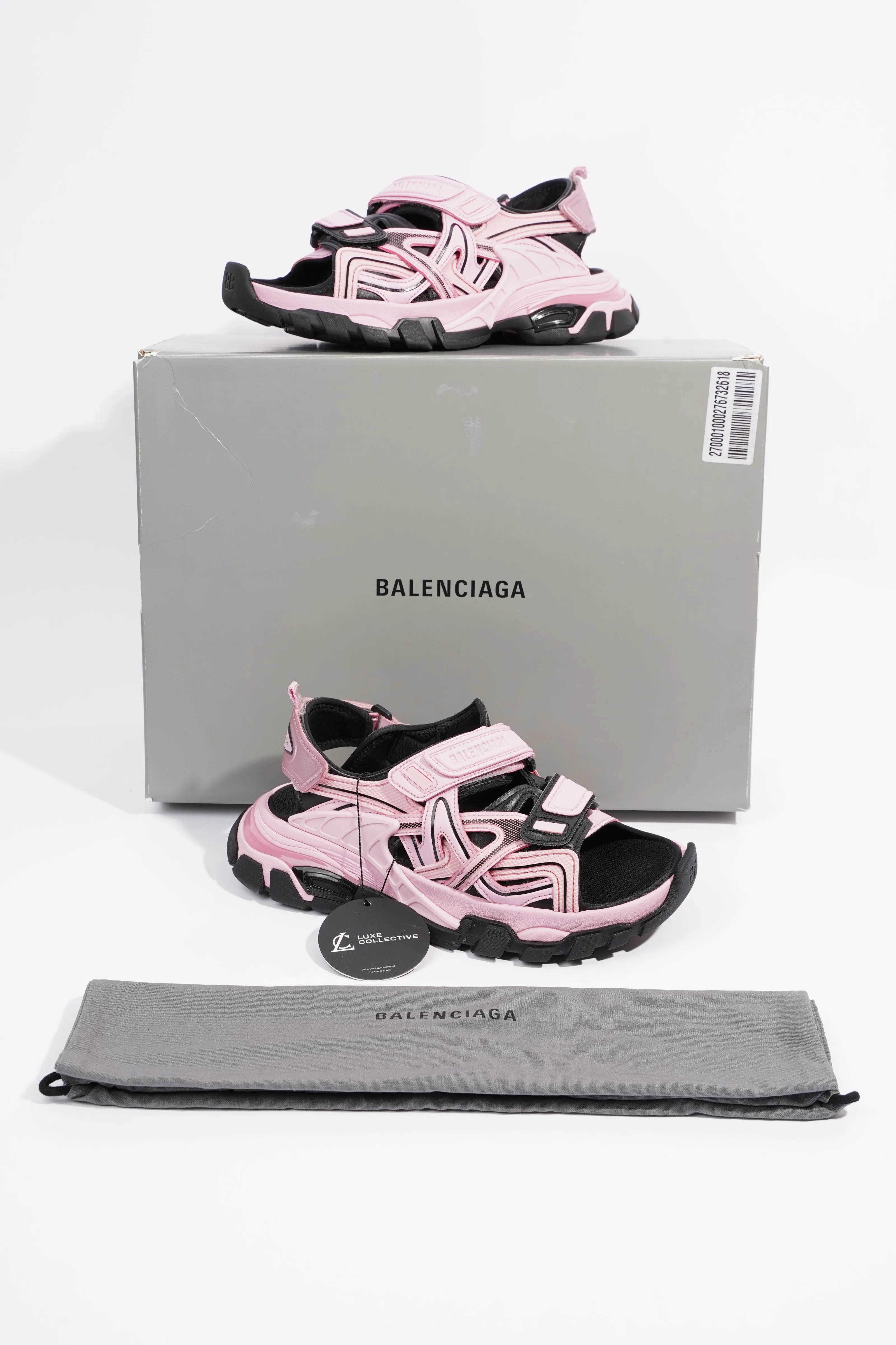 Balenciaga Track Sandal Pink EU 36 / UK 3