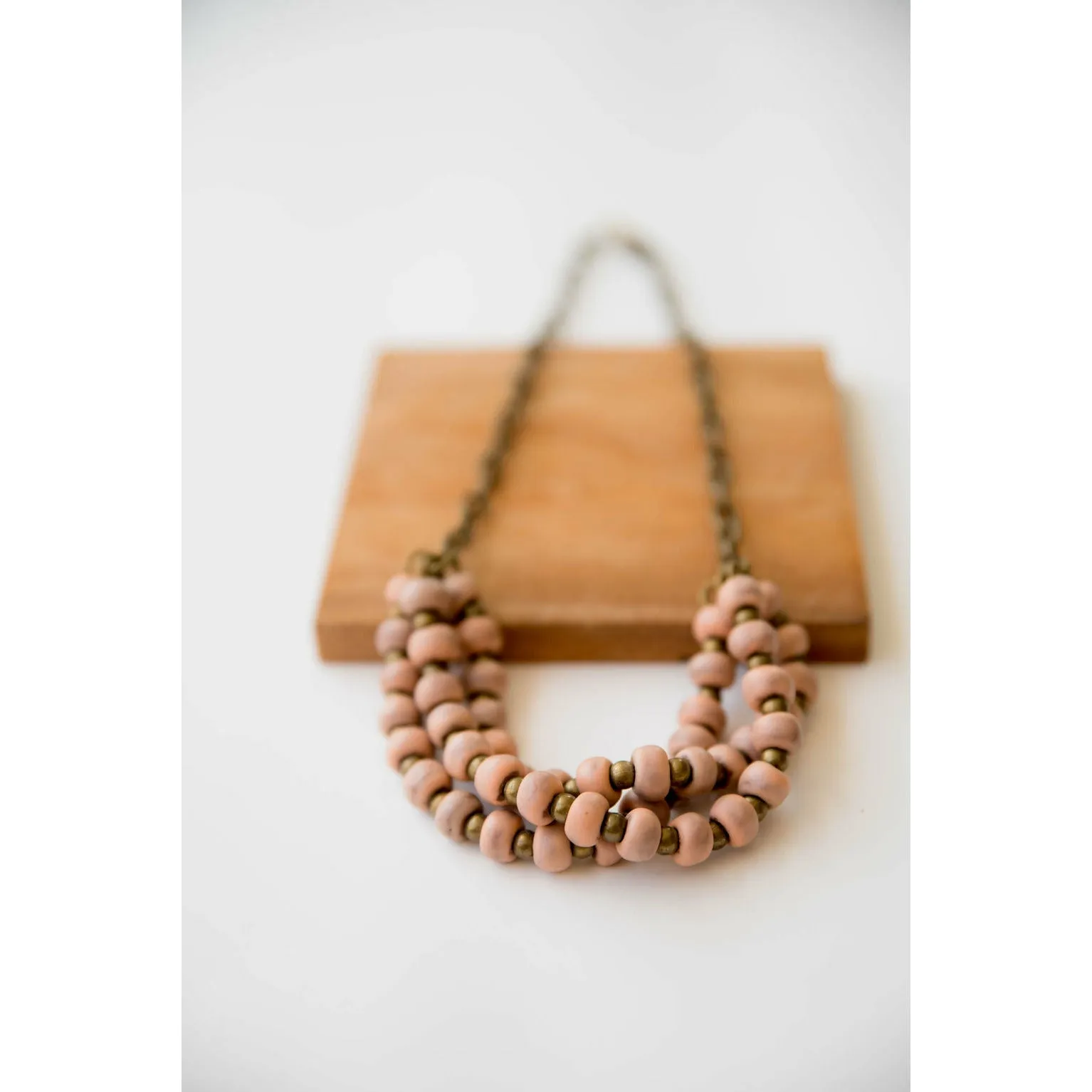 Bel Koz Triple Twist Clay Necklace