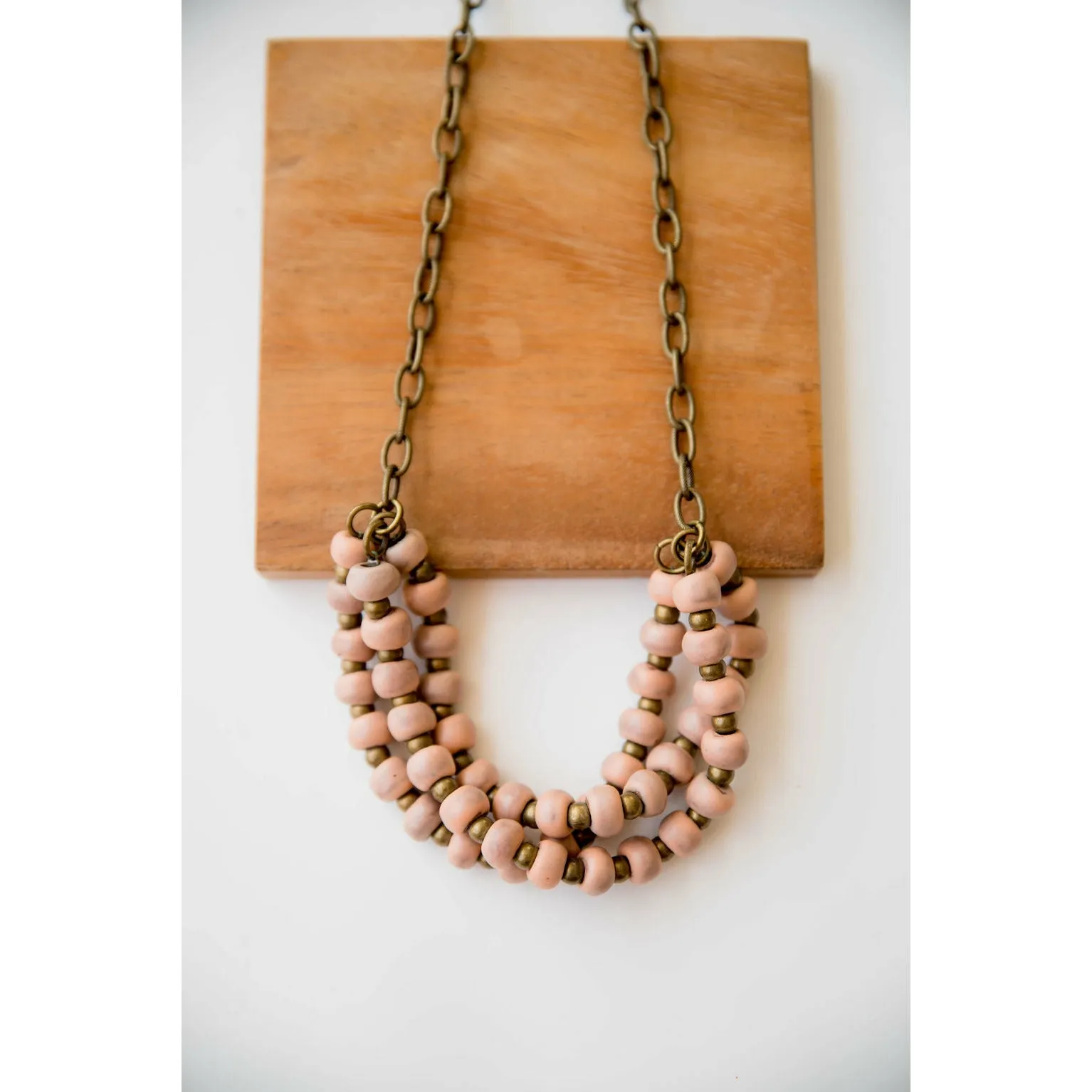 Bel Koz Triple Twist Clay Necklace