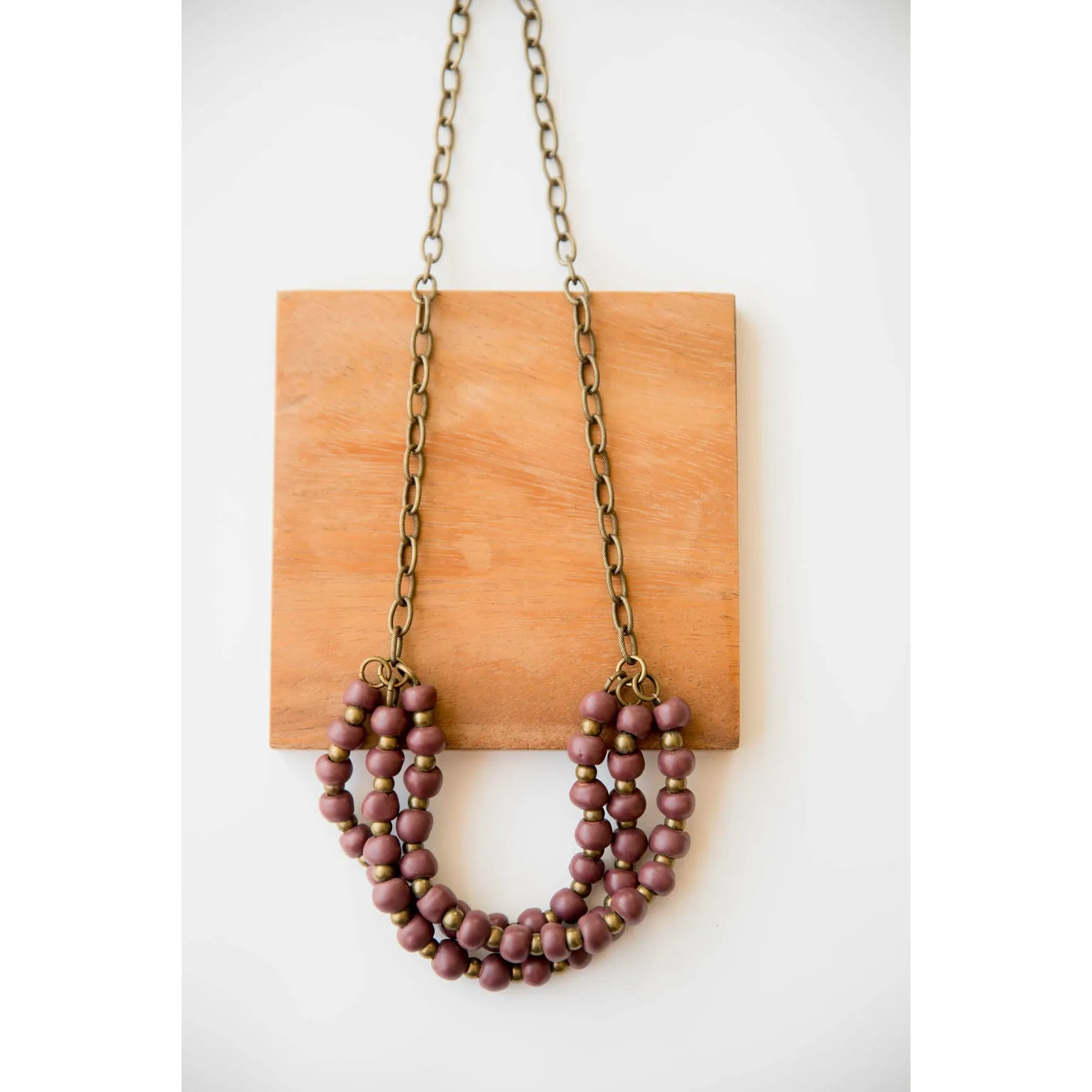 Bel Koz Triple Twist Clay Necklace