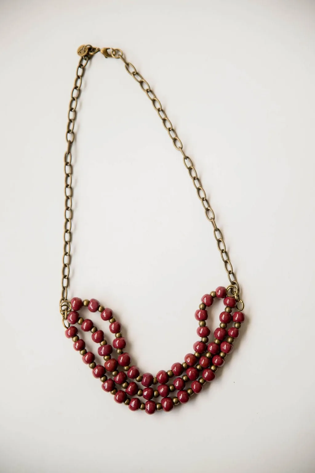 Bel Koz Triple Twist Clay Necklace