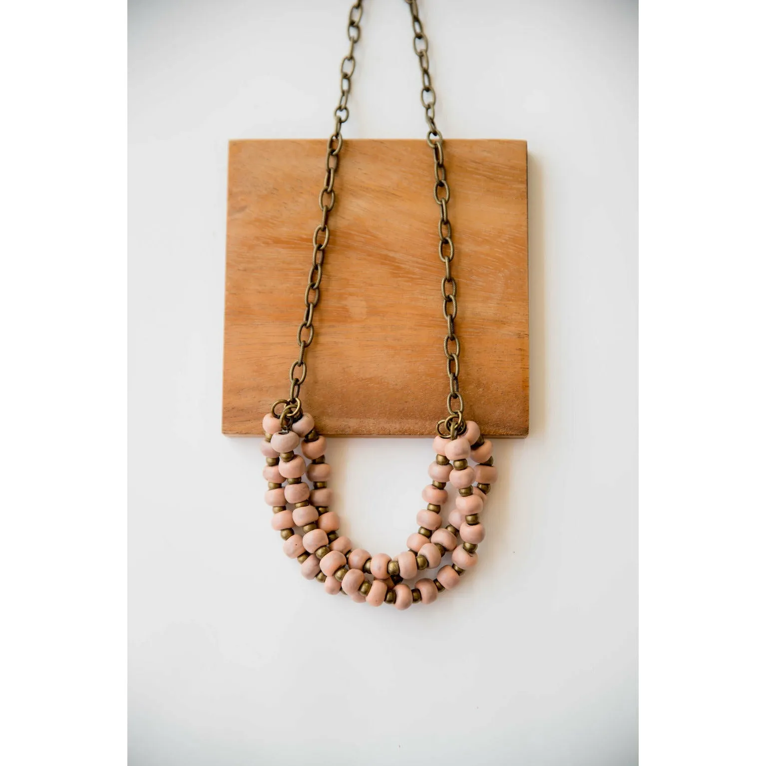 Bel Koz Triple Twist Clay Necklace