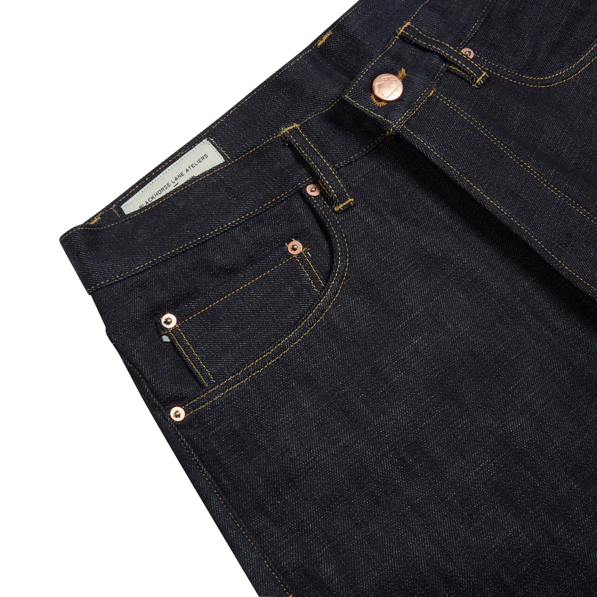 Blackhorse Lane - E8 SLIM TAPERED INDIGO 14OZ JAPANESE RAW SELVEDGE MENS JEANS