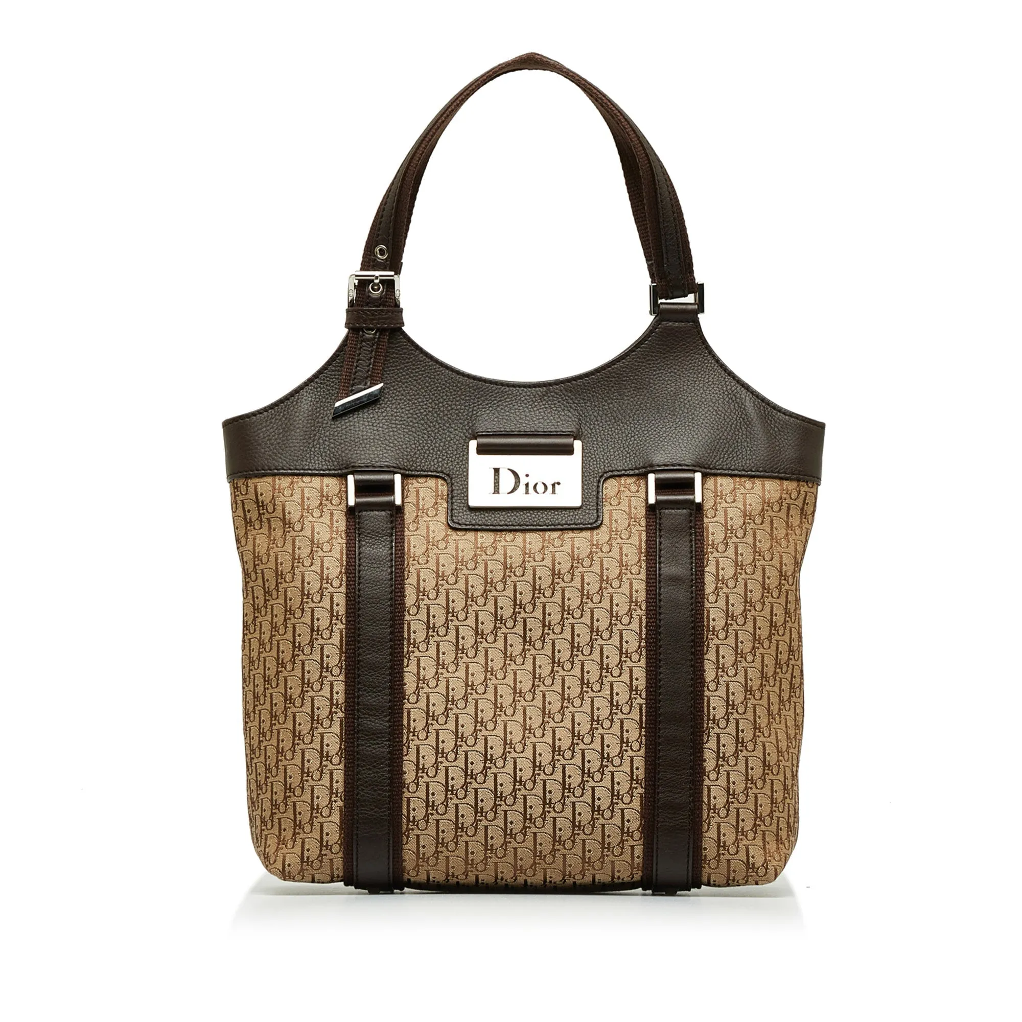 Brown Dior Diorissimo Street Chic Tote