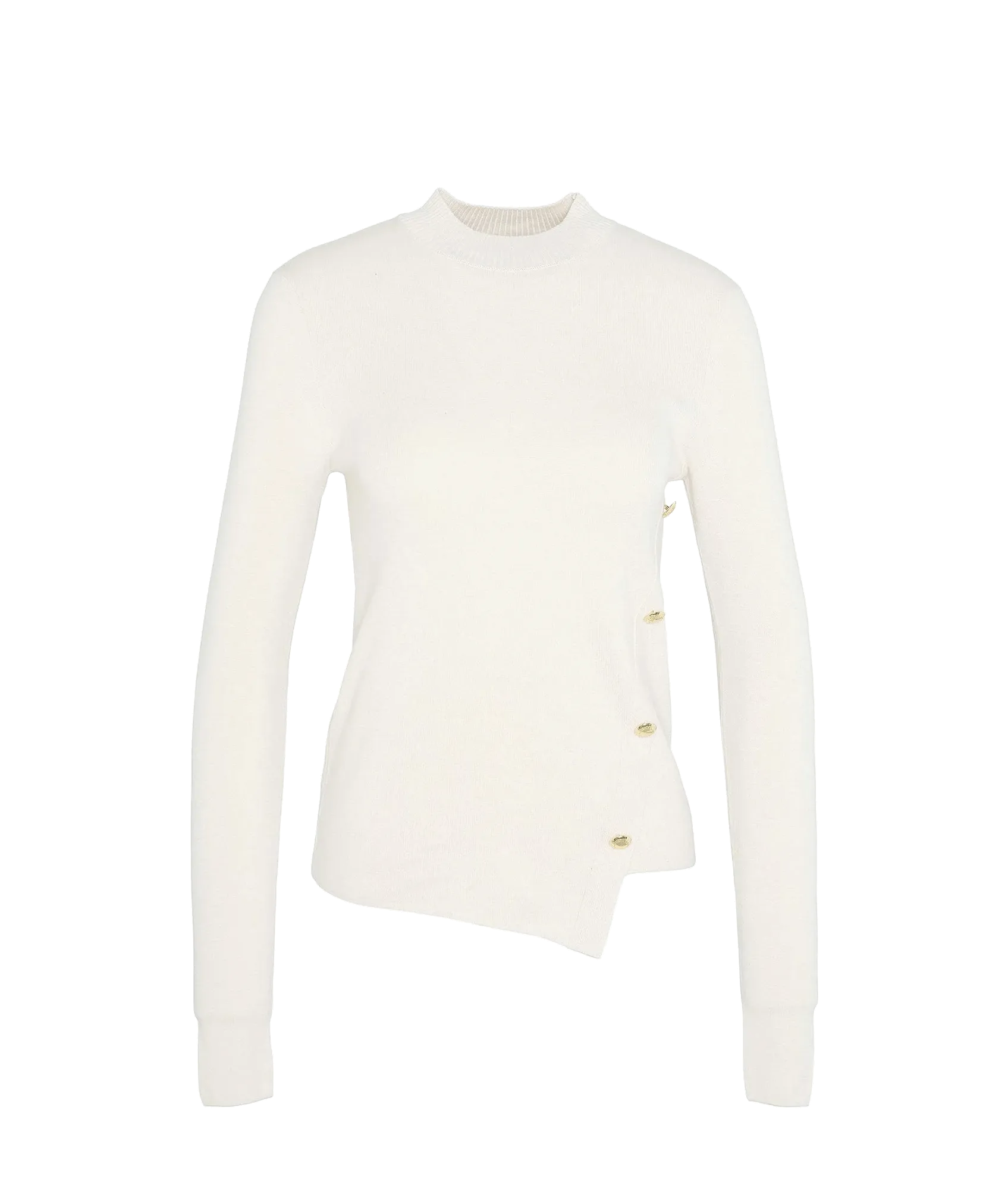 Callie Asymmetric Jumper - Cream