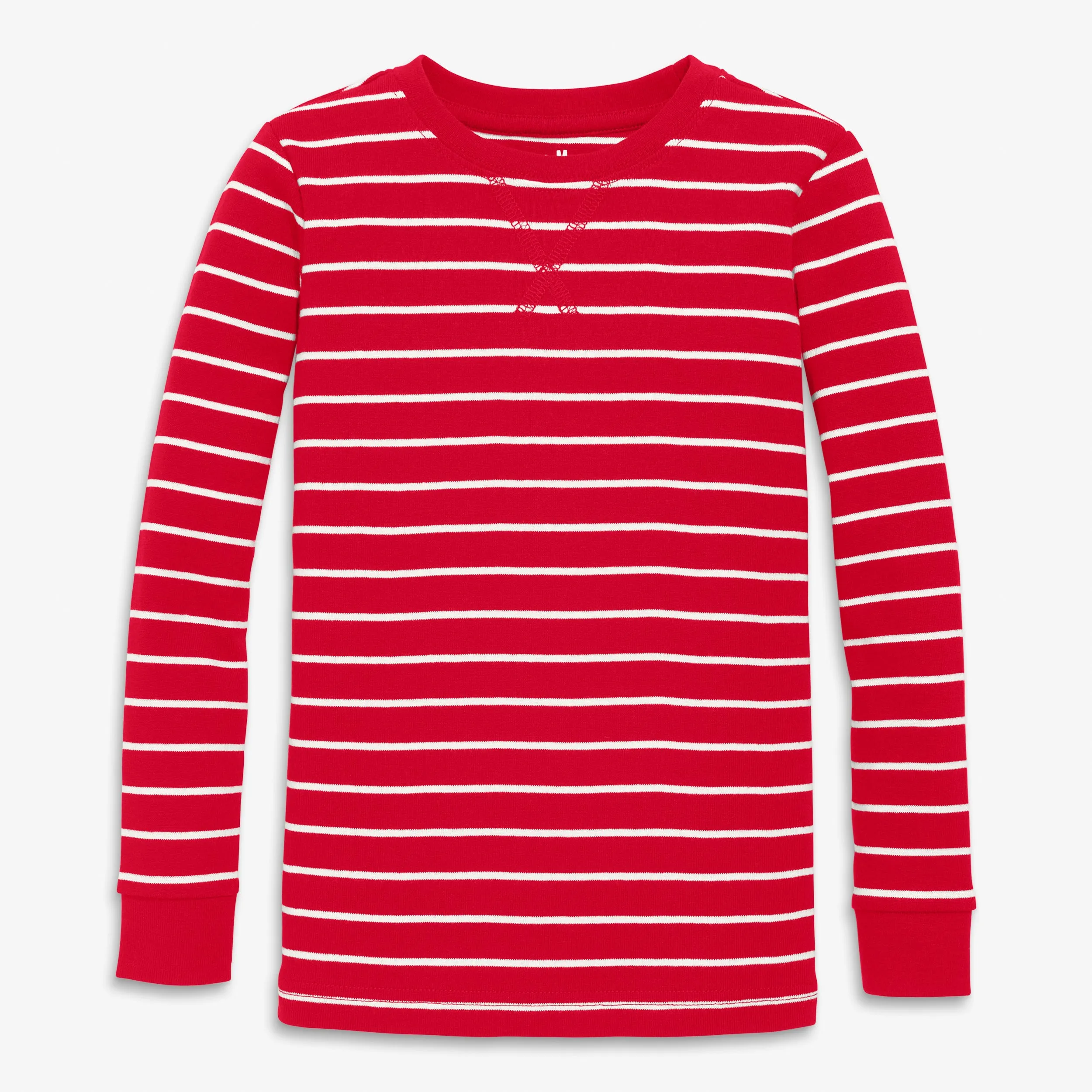 Clearance kids organic pj top in stripe