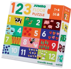 Crocodile Creek - Puzzle Jumbo 36pcs - Barnyard 123