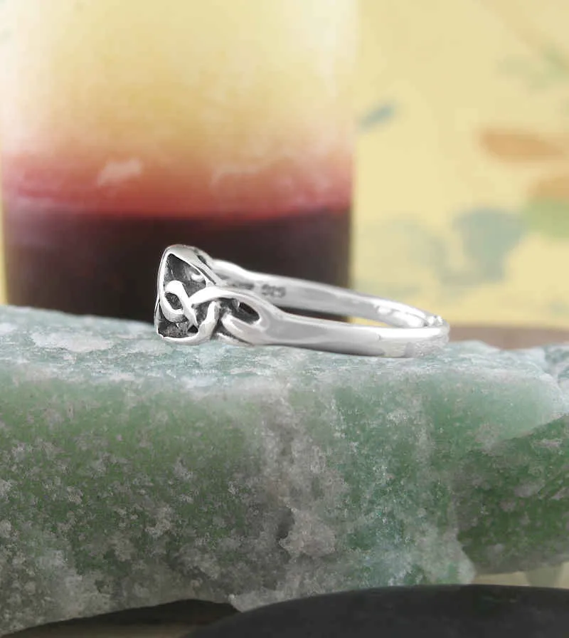 Cut-Out Celtic Knot Toe Midi Knuckle Adjustable Ring