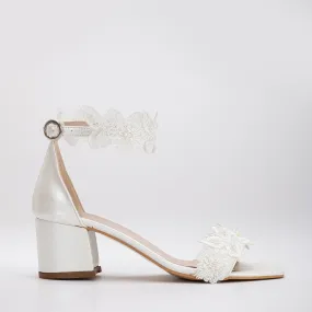 Dana - Ivory Lace Wedding Shoes