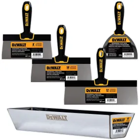 DeWalt Stainless Steel Taping Knife & Mud Pan Set DXTT-3-173