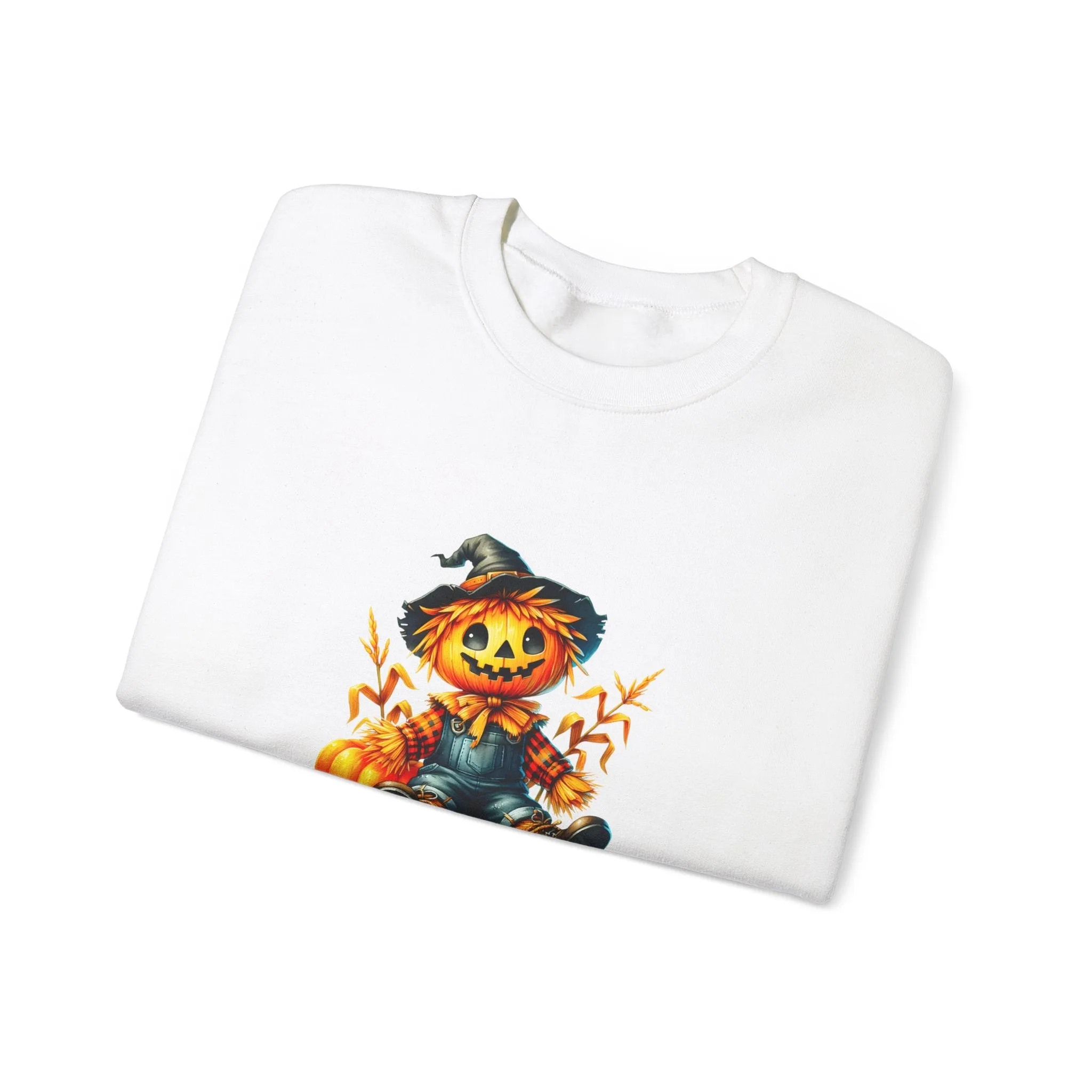 Fall Scarecrow Unisex Heavy Blend™ Crewneck Sweatshirt