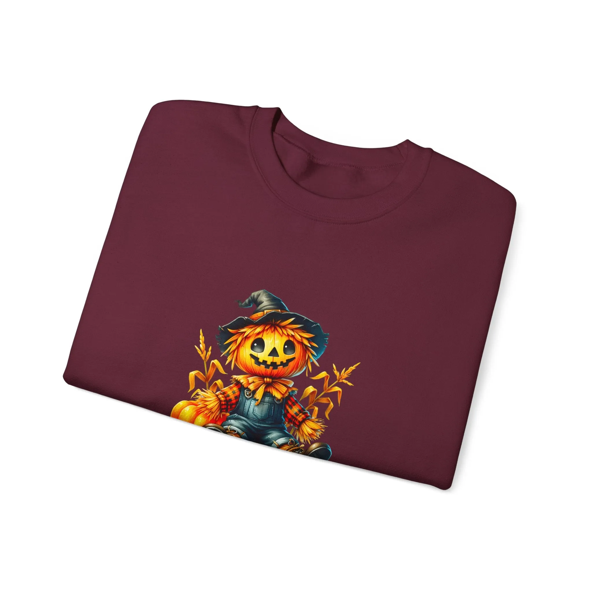 Fall Scarecrow Unisex Heavy Blend™ Crewneck Sweatshirt