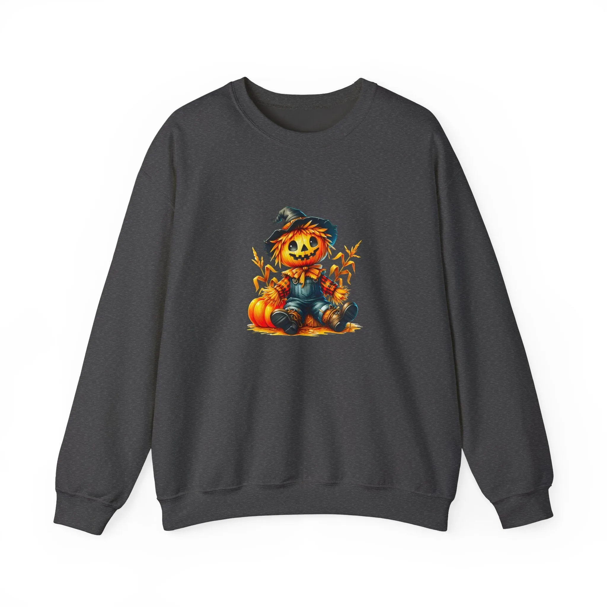 Fall Scarecrow Unisex Heavy Blend™ Crewneck Sweatshirt