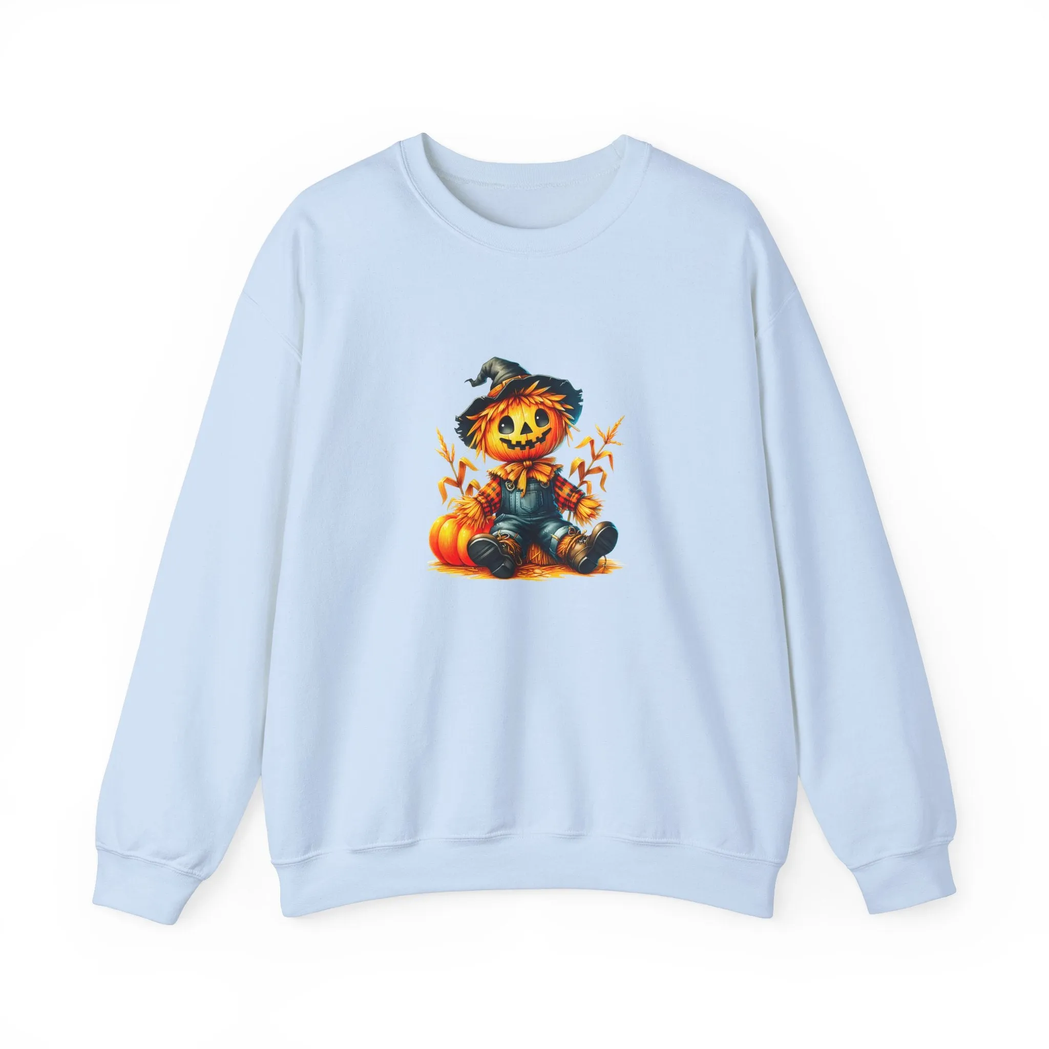 Fall Scarecrow Unisex Heavy Blend™ Crewneck Sweatshirt