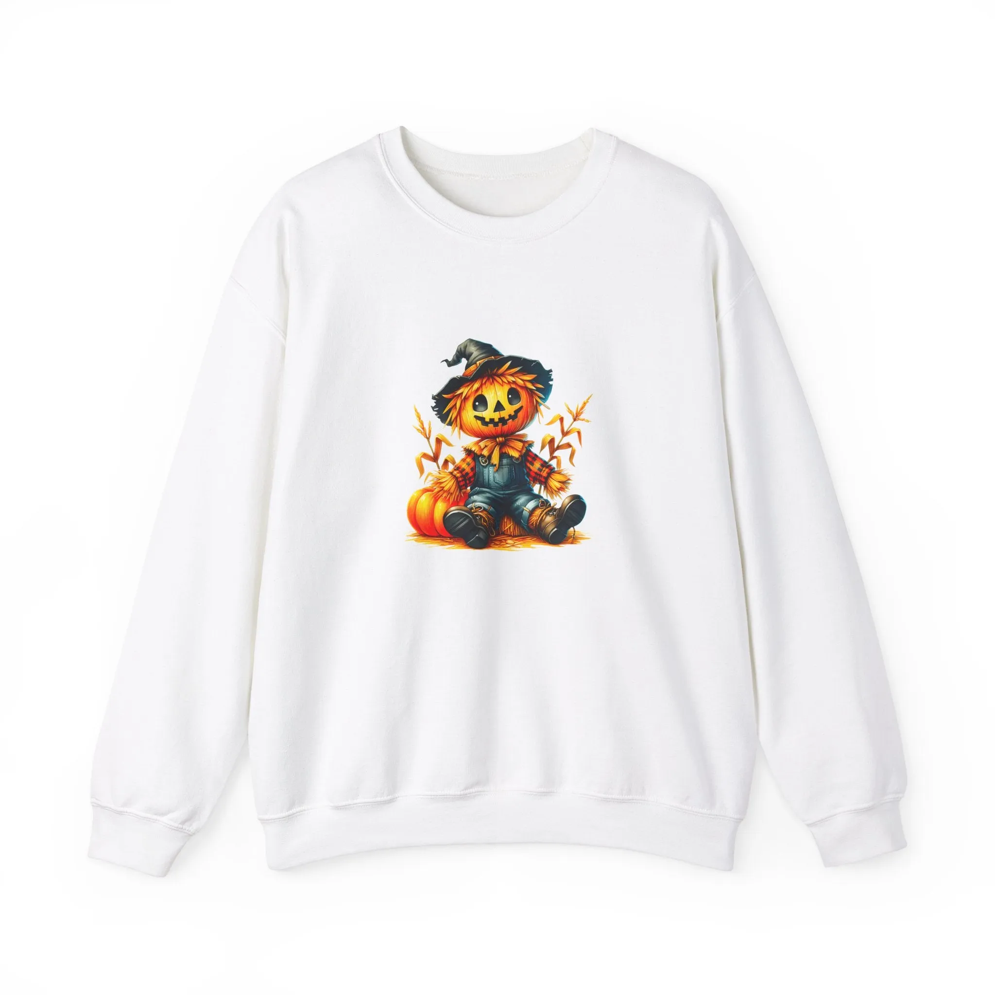 Fall Scarecrow Unisex Heavy Blend™ Crewneck Sweatshirt