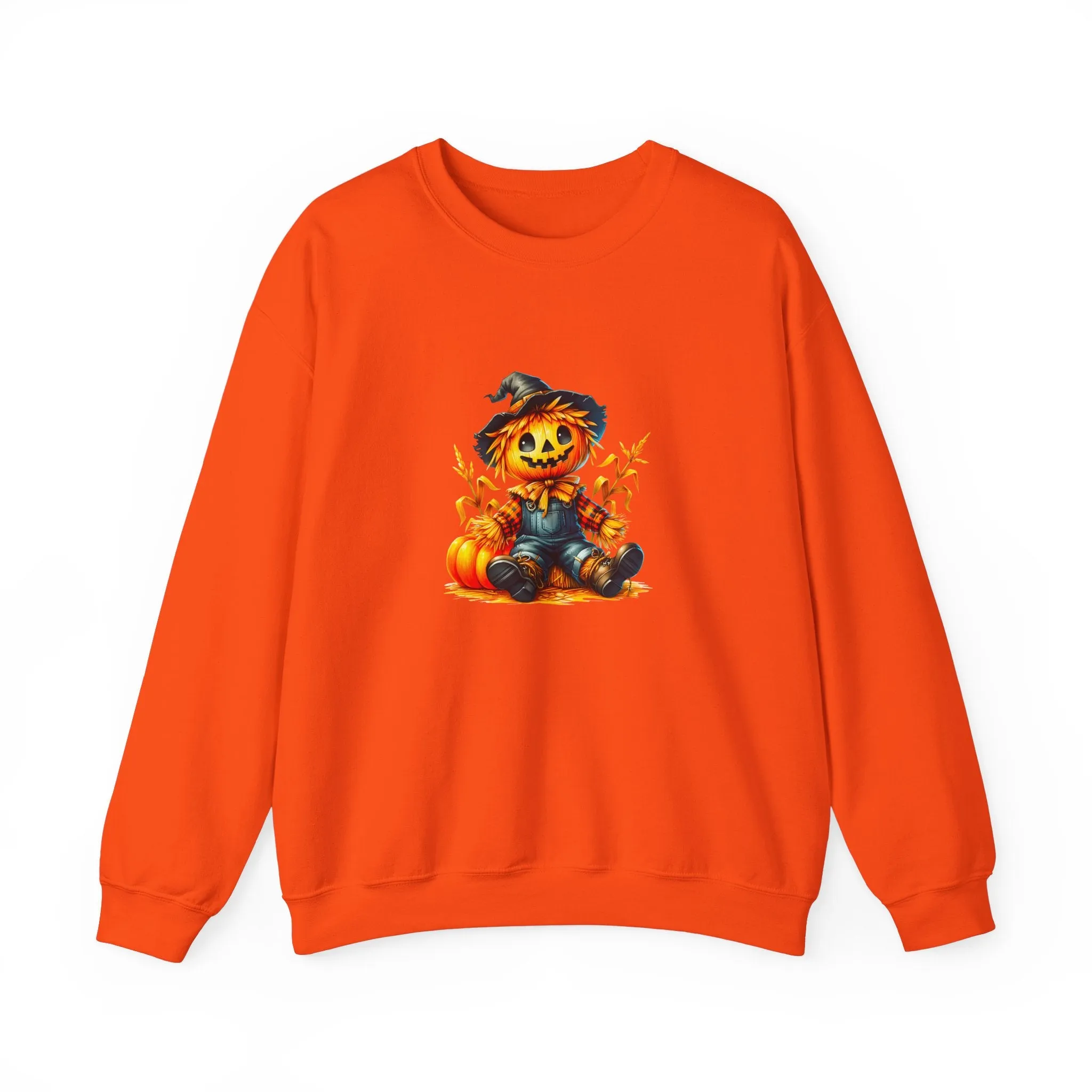 Fall Scarecrow Unisex Heavy Blend™ Crewneck Sweatshirt