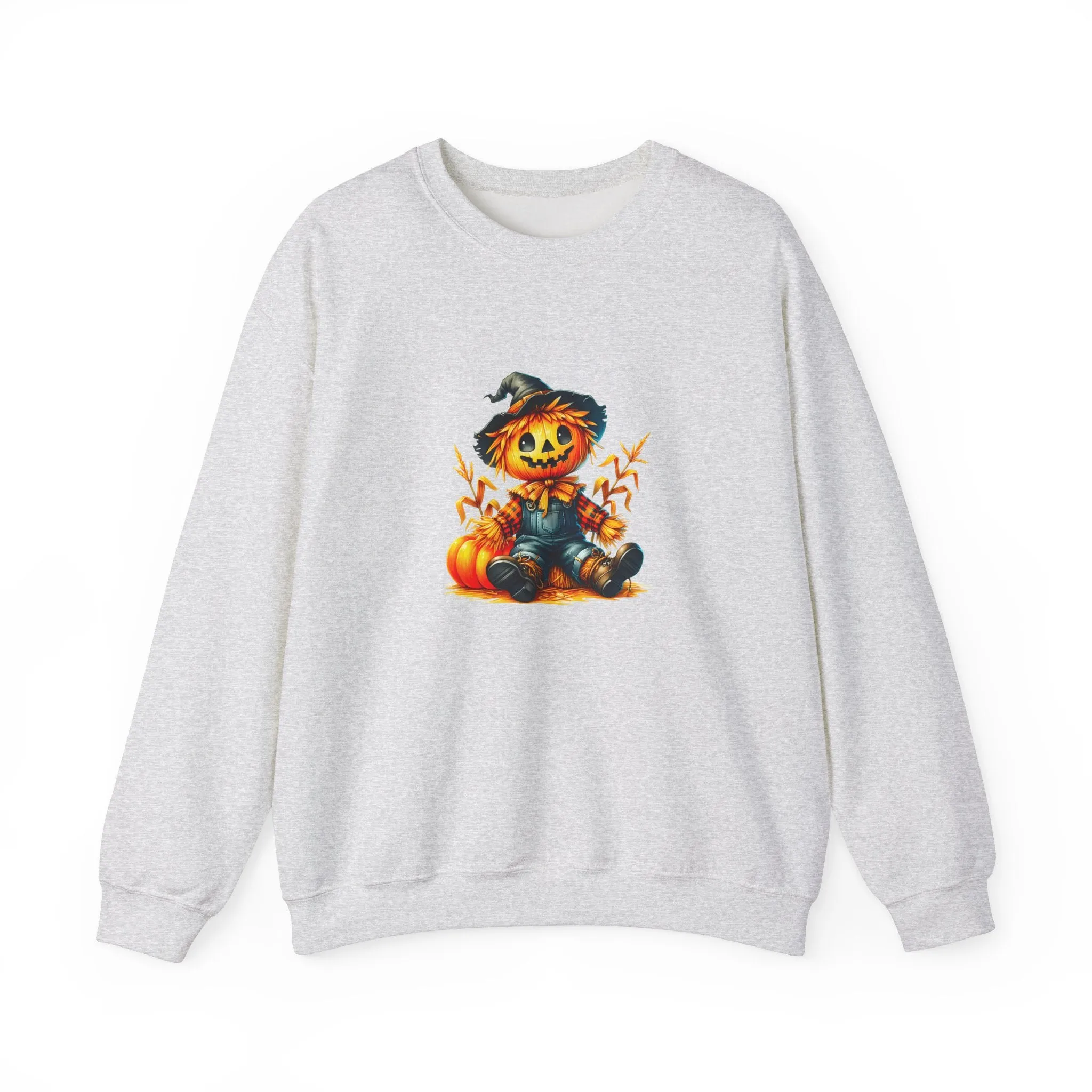 Fall Scarecrow Unisex Heavy Blend™ Crewneck Sweatshirt