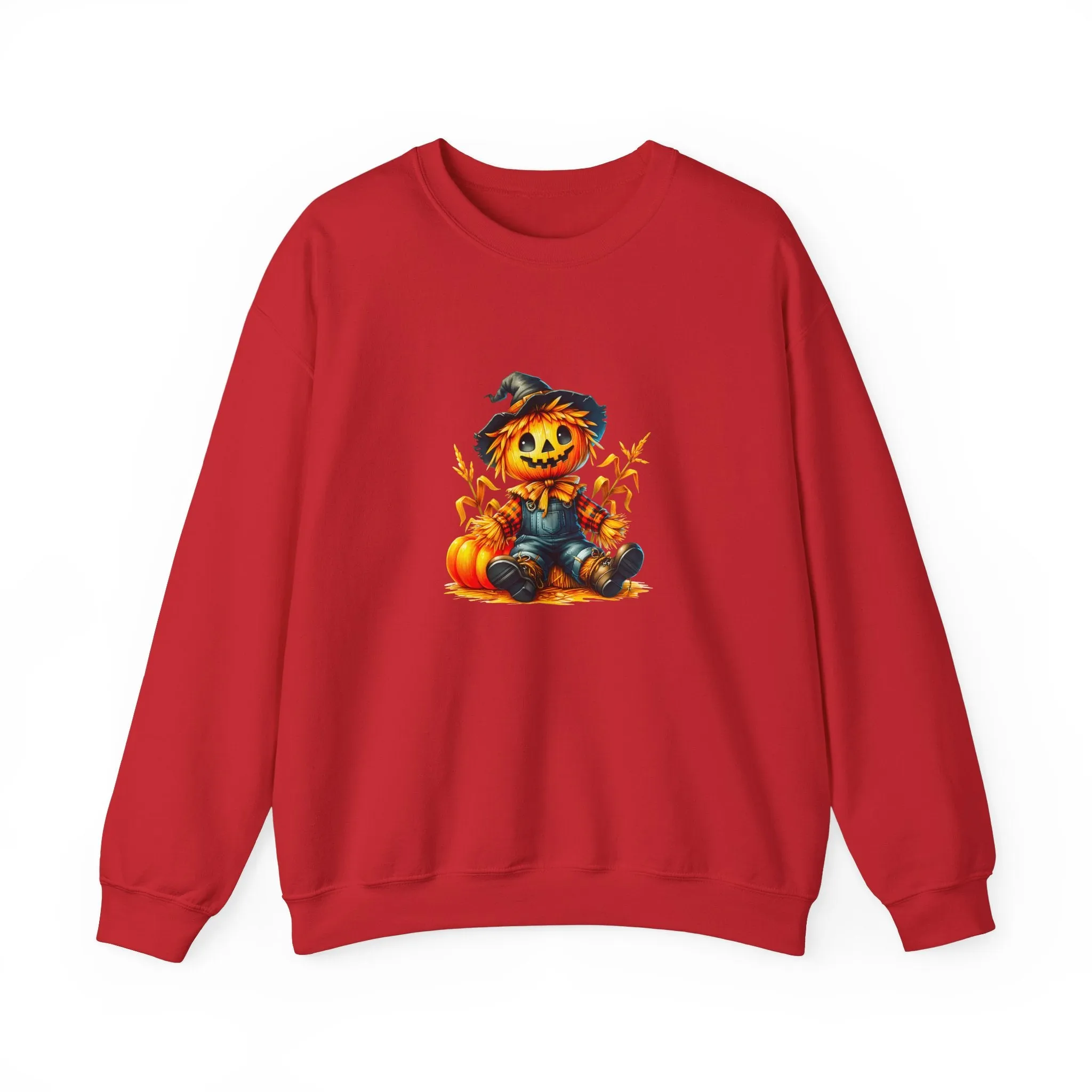 Fall Scarecrow Unisex Heavy Blend™ Crewneck Sweatshirt