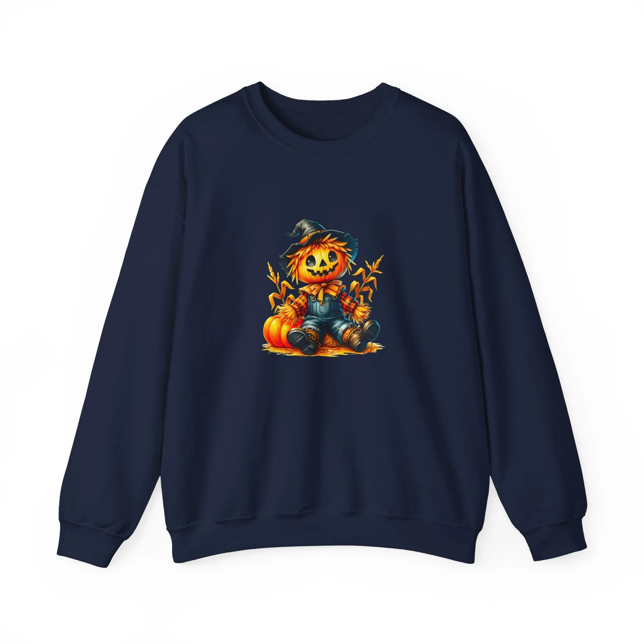 Fall Scarecrow Unisex Heavy Blend™ Crewneck Sweatshirt