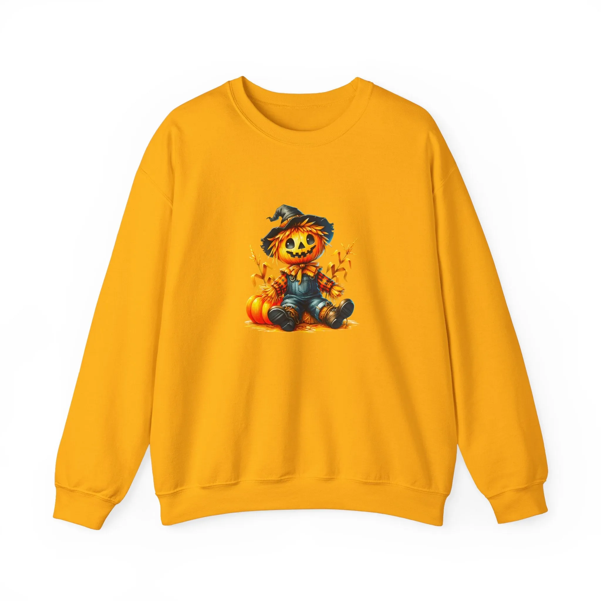 Fall Scarecrow Unisex Heavy Blend™ Crewneck Sweatshirt