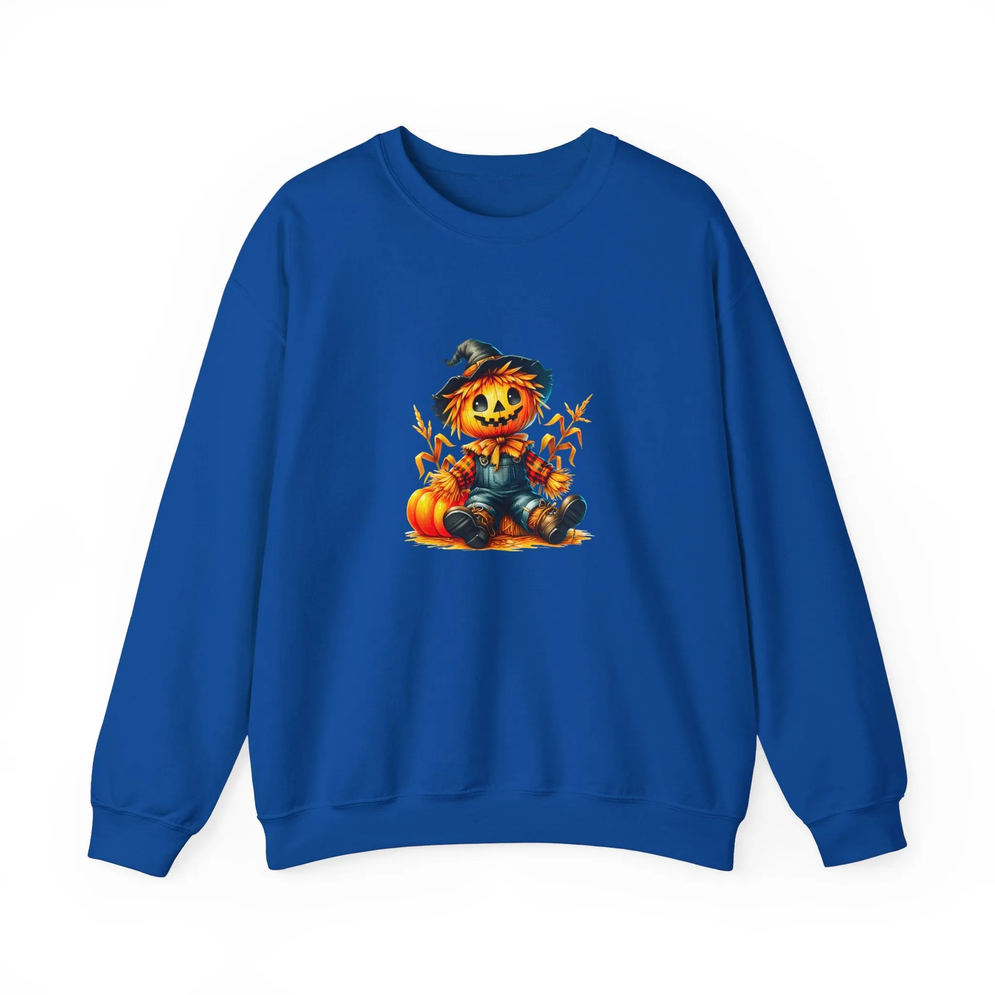 Fall Scarecrow Unisex Heavy Blend™ Crewneck Sweatshirt