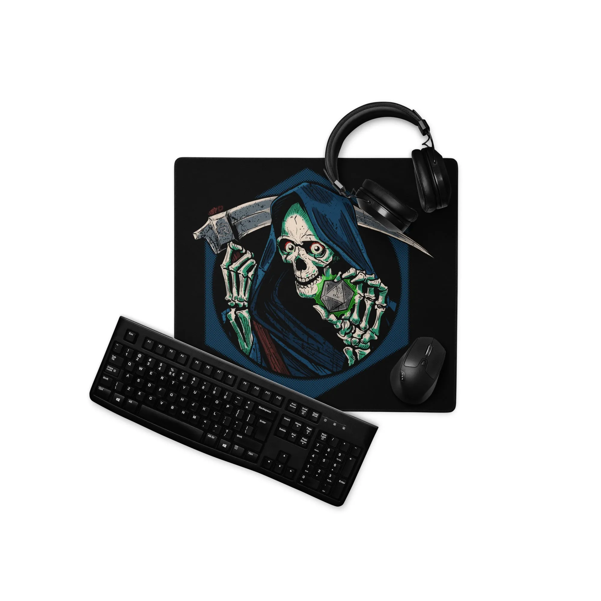 Grim Roller Mouse Pad