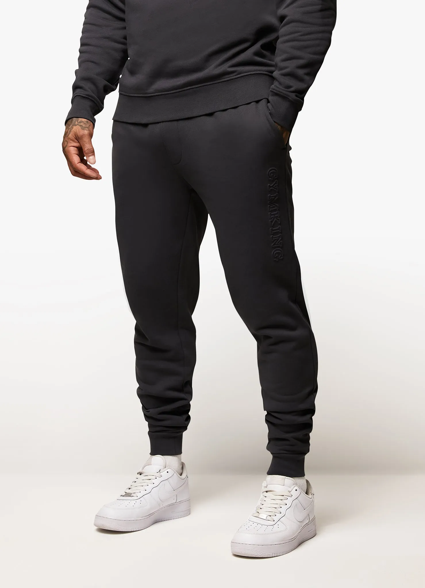 Gym King Eclipse Embossed Jogger - Pewter