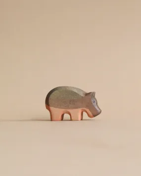 Handmade Holzwald Small Hippo