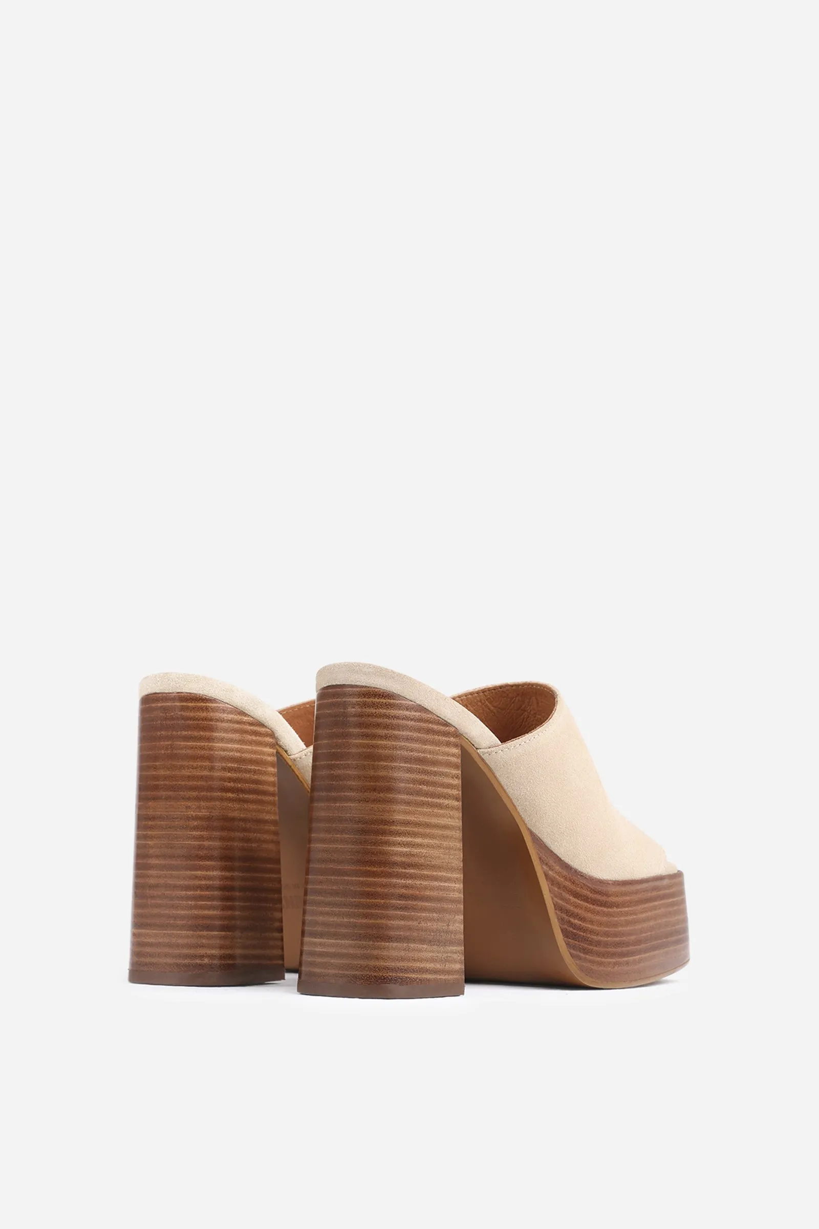 Heeled Sandal No-Sion | oatmilk