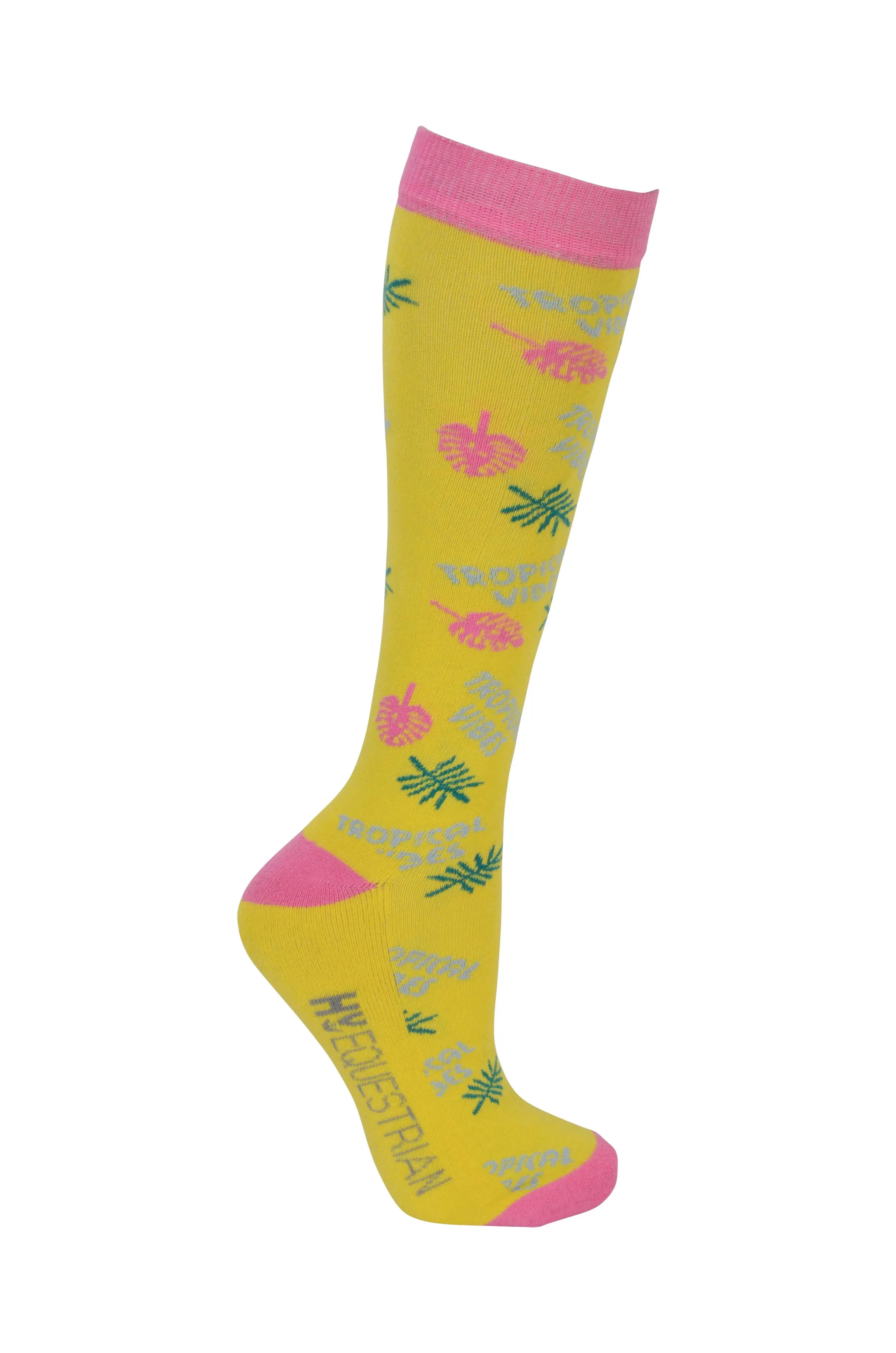 Hy Equestrian Tropical Vibes Socks (Pack 3)