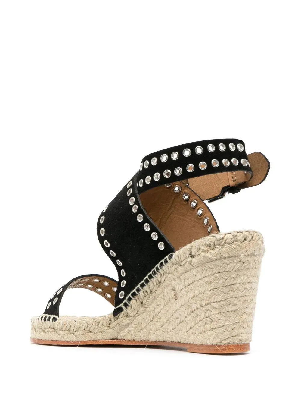 Iriane Suede Espadrille in Black