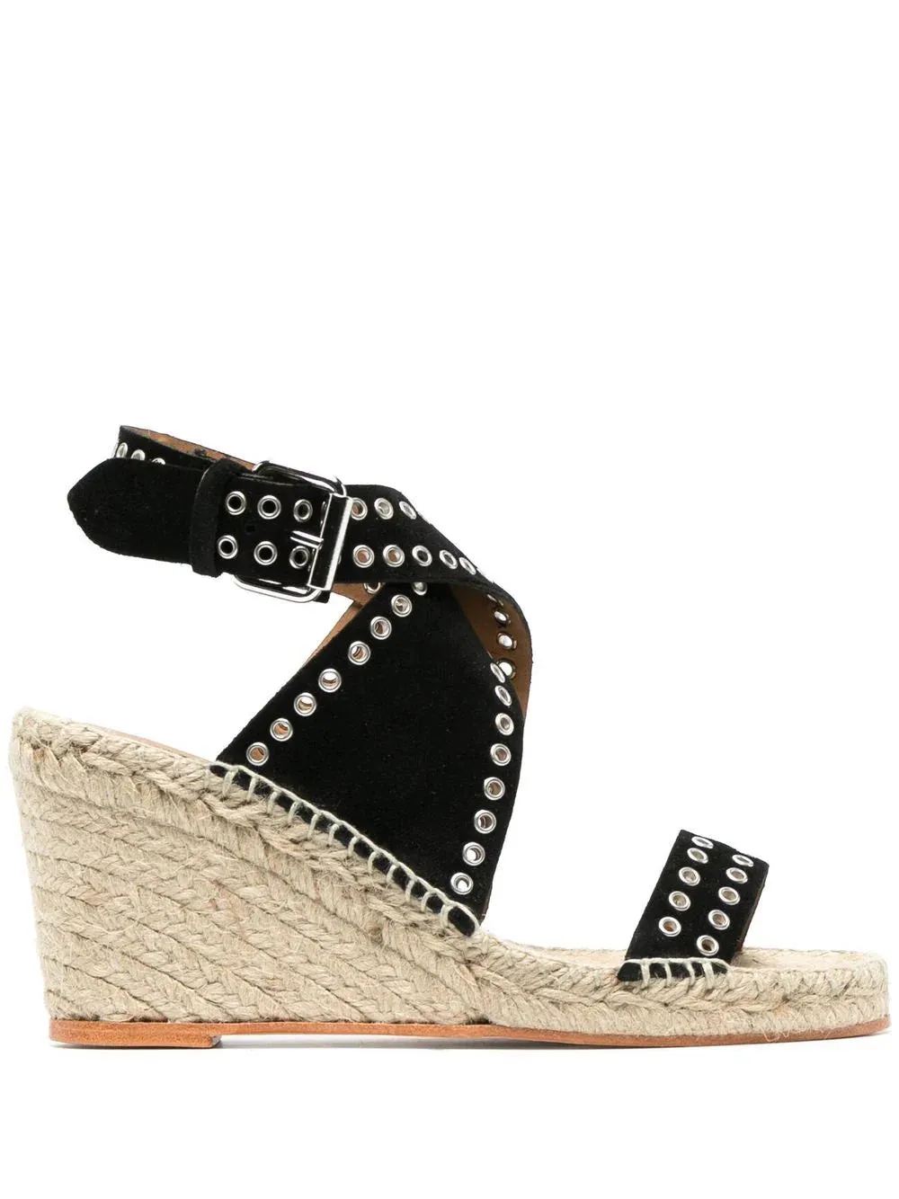 Iriane Suede Espadrille in Black