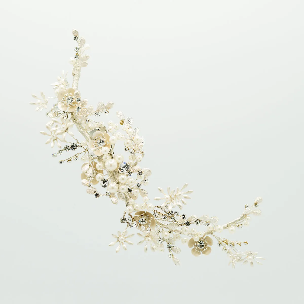 Ivory Blossoming Branch Head Piece