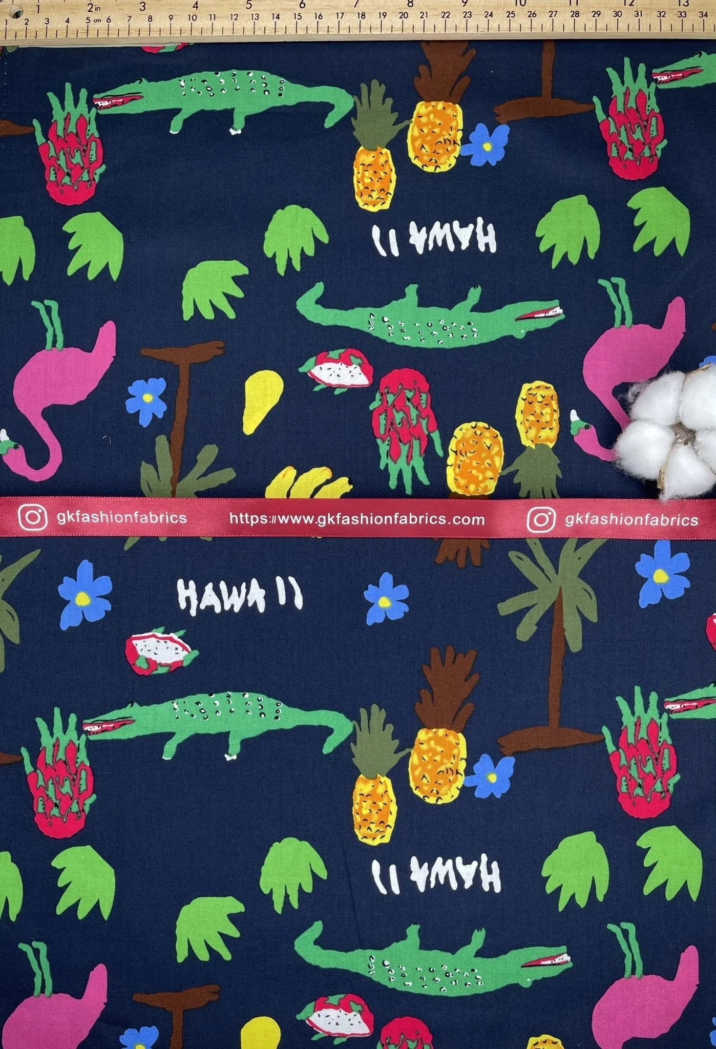 Jungle Kids Children Crocodile  Print  Fabric