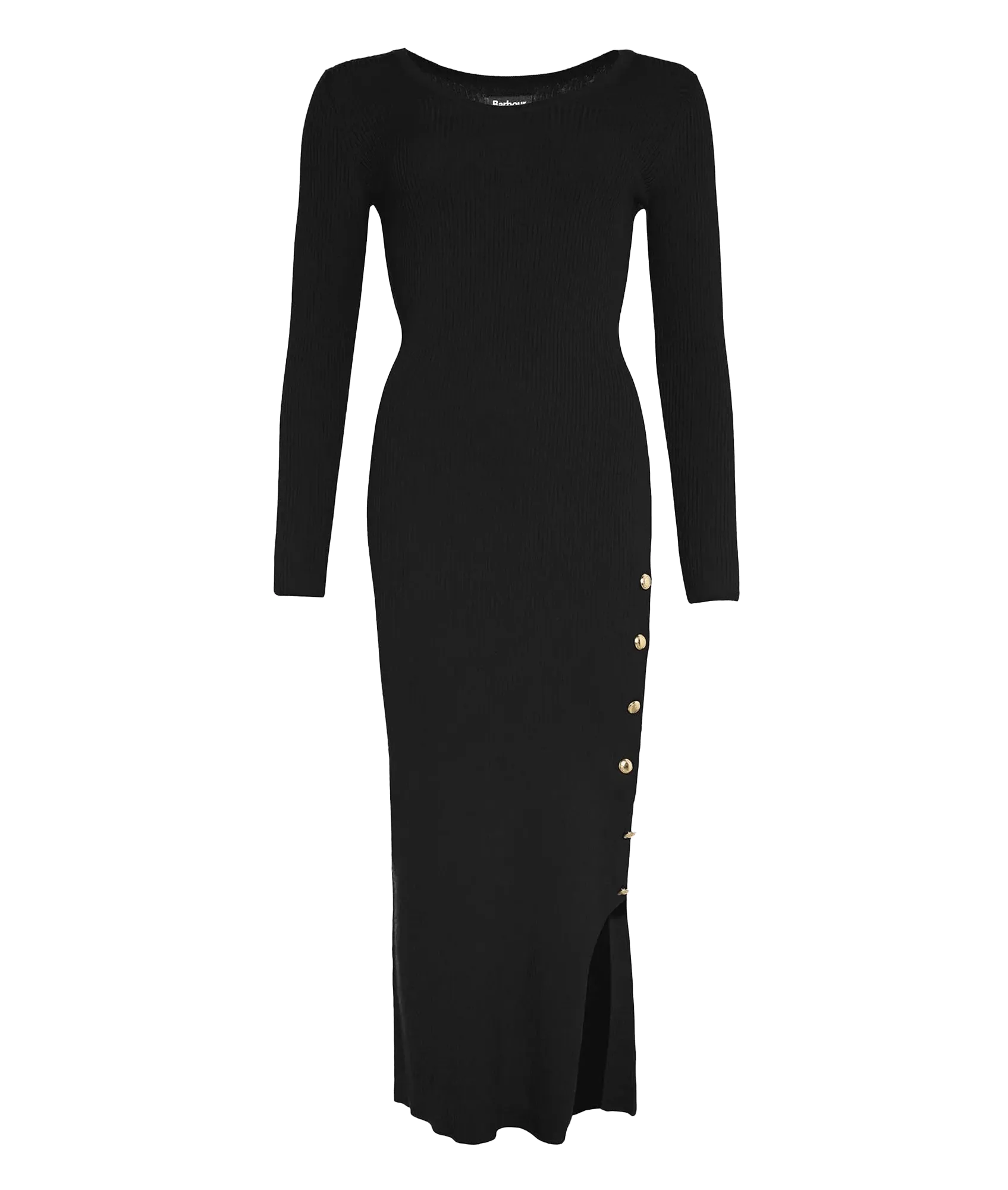 Laia Knitted Midi Dress - Black