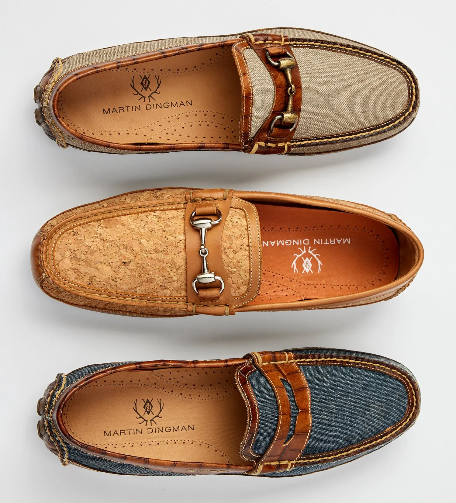 Martin Dingman Monte Carlo Penny Loafer - Indigo