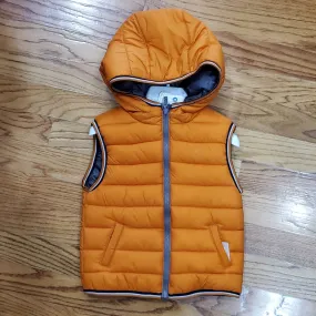 Mayoral Reversible Orange/ Gray Vest